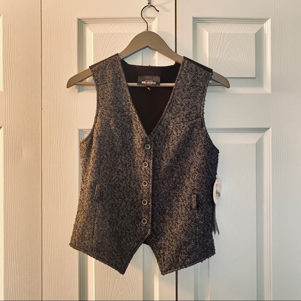 Karl Lagerfeld for Macy’s Impulse - Grey Wool Vest